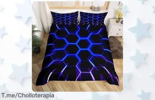 Descubre el super chollo de funda nórdica de estilo geométrico, transforma tu habitación y sorprende a todos No te quedes sin la tuya, oferta limitada ¡compra ya!