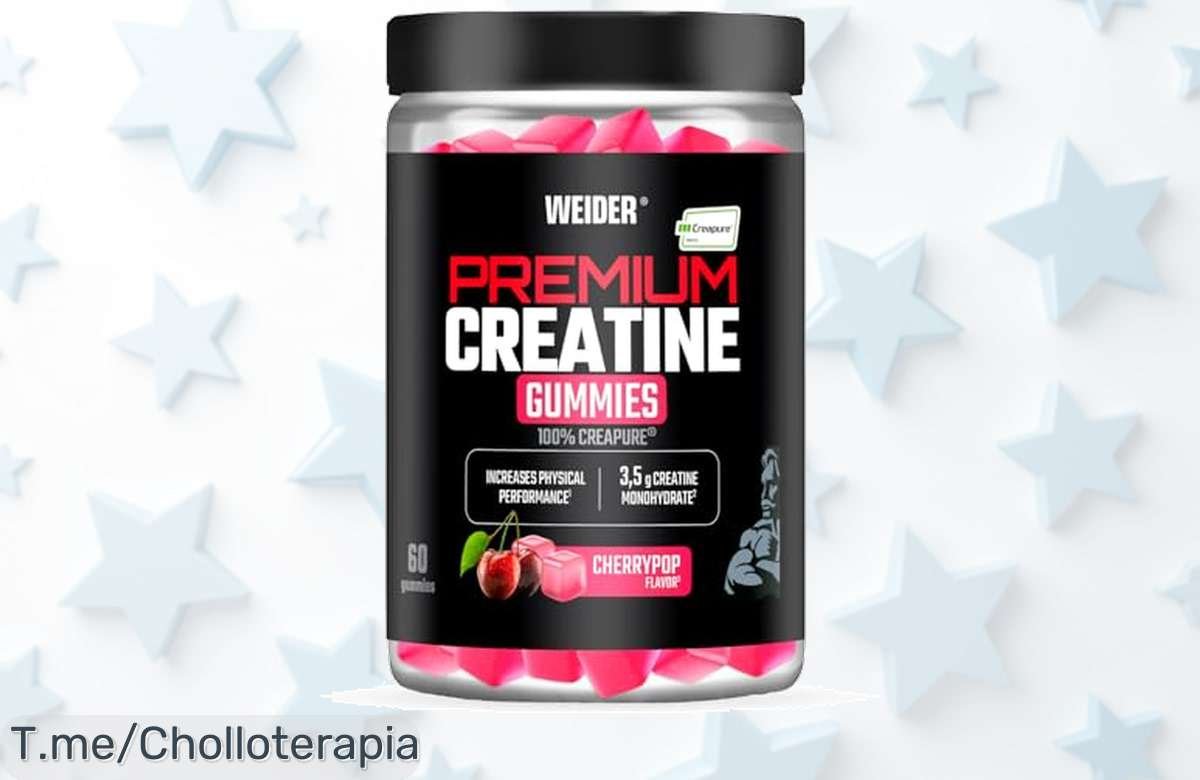 Descubre el super chollo de gominolas de cereza que aumentan tu fuerza y recuperación. ¡20 porciones deliciosas a un precio loco! Compra ya antes de que se acaben.