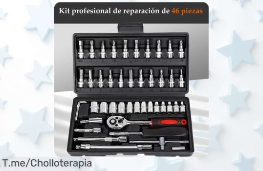 Descubre el super chollo de herramientas manuales de 46 piezas y repara tu coche como un pro, aprovecha este ofertón único ¡y hazlo tuyo antes que se agote!