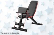 Descubre el super chollo de la estructura robusta que soporta hasta 200 kg, ideal para tu entrenamiento potente Aprovecha este ofertón antes de que se agote