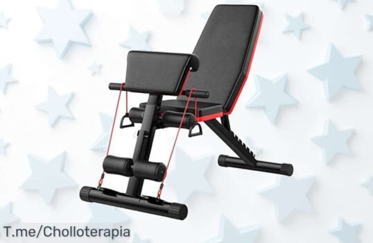 Descubre el super chollo de la estructura robusta que soporta hasta 200 kg, ideal para tu entrenamiento potente Aprovecha este ofertón antes de que se agote
