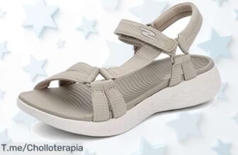 Descubre el super chollo de las sandalias Skechers OnThego 600 Brilliancy: ajuste perfecto y estilo moderno en un precio de ganga, ¡compra ya antes que se agoten!