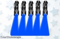 Descubre el super chollo de linternas: Pack de 5 LED Zoomables, resistentes al agua y con 3 modos para iluminar tus aventuras Aprovecha este ofertón antes que se agoten ¡compra YA!