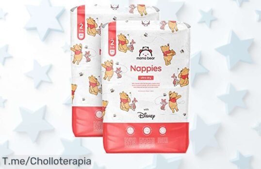 Descubre el super chollo de pañales ultrasecos Mama Bear Disney: 168 unidades que garantizan tranquilidad y diversión a un precio loco ¡Compra ya antes de que se acabe!