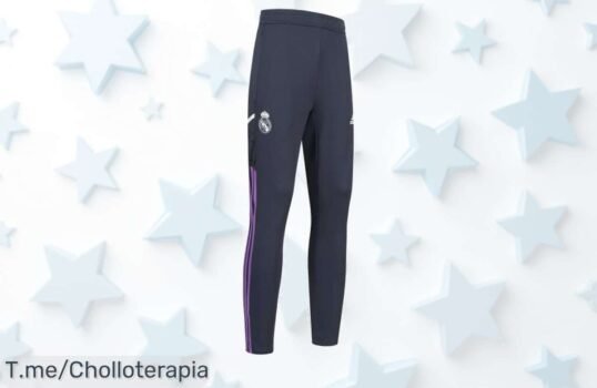 Descubre el super chollo de pantalones del Real Madrid con estilo adidas y llévate un look futbolero a precio loco, ¡oferta limitada que no puedes dejar pasar!