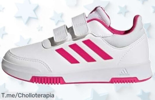 Descubre el super chollo de zapatillas adidas Tensaur Hook And Loop para niños, ¡con cierre fácil y suela que no deja marcas! Oferta locura por tiempo limitado, corre a conseguirlas