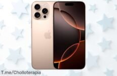 Descubre el super chollo del Apple iPhone 16 Pro Max con cámara de 48 MP y pantalla de 6,9'' ¡Aprovecha este ofertón antes que se agote, actúa ahora!