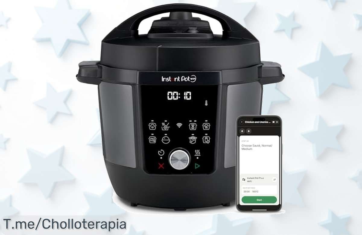 Descubre el super chollo del Instant Pot Plus: cocina rápida y fácil con una herramienta única. ¡Aprovecha este ofertón limitado y transforma tu cocina ya!