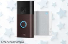 Descubre el super chollo del Ring Videotimbre con batería y Chime, ofrece vídeo HD y respuestas rápidas ¡Aprovecha este ofertón limitado y asegura tu hogar ahora!