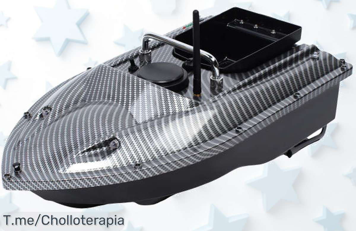 ¡Descubre el super chollo del barco de cebo remoto! Lanza hasta 500 m y transforma tu pesca en una aventura única. Oferta increíble, ¡compra ya antes que se agote!