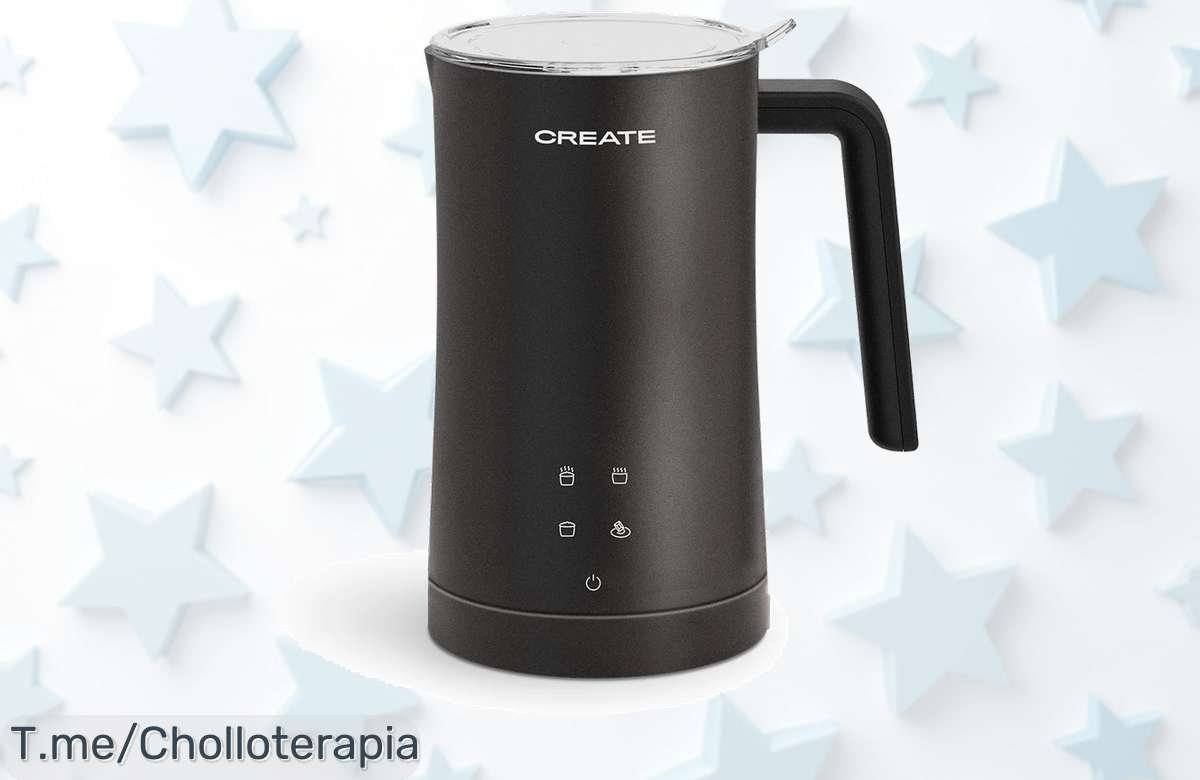 Descubre el super chollo del espumador calentador de leche: 4 funciones y 580ml para deleitarte con bebidas irresistibles. ¡Compra ya antes de que se termine esta oferta única!