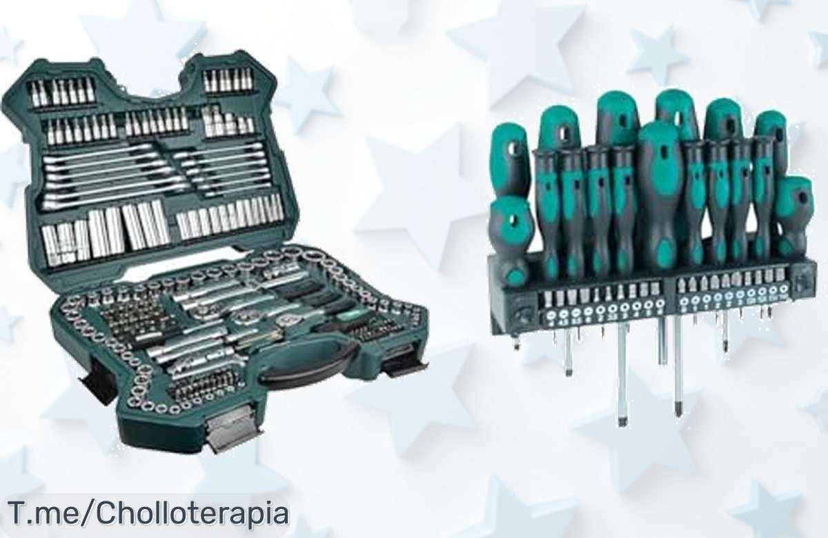 Descubre el super chollo del maletín Mannesmann con 215 piezas y destornilladores que necesitas para cualquier trabajo, aprovecha este ofertón antes de que se acabe ¡Compra ya!