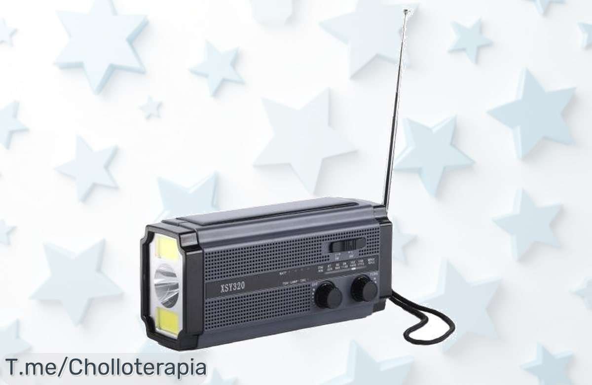 Descubre el super chollo del mes: Radios SOS con 3 Modos y Lámpara de Lectura, ¡momento único que no puedes dejar pasar! Solo quedan poquitas unidades, actúa ya.