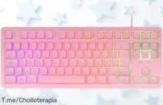Descubre el super chollo del teclado Mars Gaming MK023, con iluminación FRGB para brillar en cada partida ¡Haz de tu juego una experiencia única y actúa ya antes que se agote!
