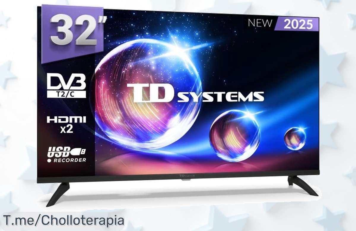 Descubre el super chollo del televisor 32 pulgadas HD que te hará vivir noches de diversión, ¡aprovecha este ofertón antes que se agote y compra ahora!