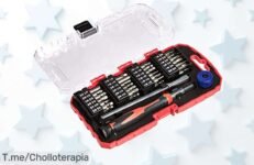 Descubre el super chollo: juego de destornilladores de 51 piezas que cuidará tus gadgets ¡No te pierdas esta oferta única, decide hoy antes que se acabe!