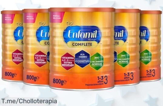 Descubre el super chollo que tu bebé necesita: Pack x5 de Enfamil Complete 3, la leche infantil más nutritiva ¡Aprovecha este ofertón y compra ya antes de que se agoten!