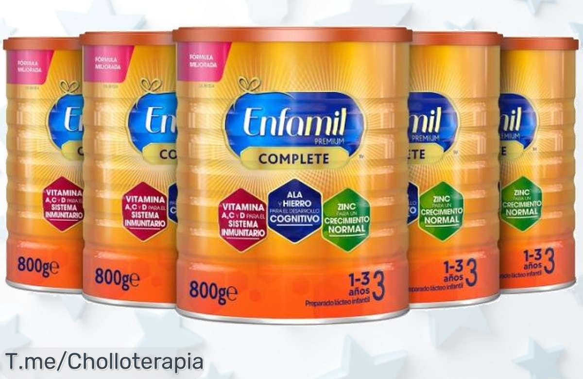 Descubre el super chollo que tu bebé necesita: Pack x5 de Enfamil Complete 3, la leche infantil más nutritiva. ¡Aprovecha este ofertón y compra ya antes de que se agoten!