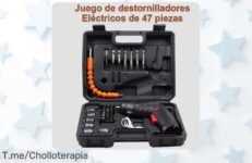 Descubre el super destornillador eléctrico multifunción con 47 piezas y batería de litio a precio loco, ¡una oferta nunca vista que no puedes dejar pasar!