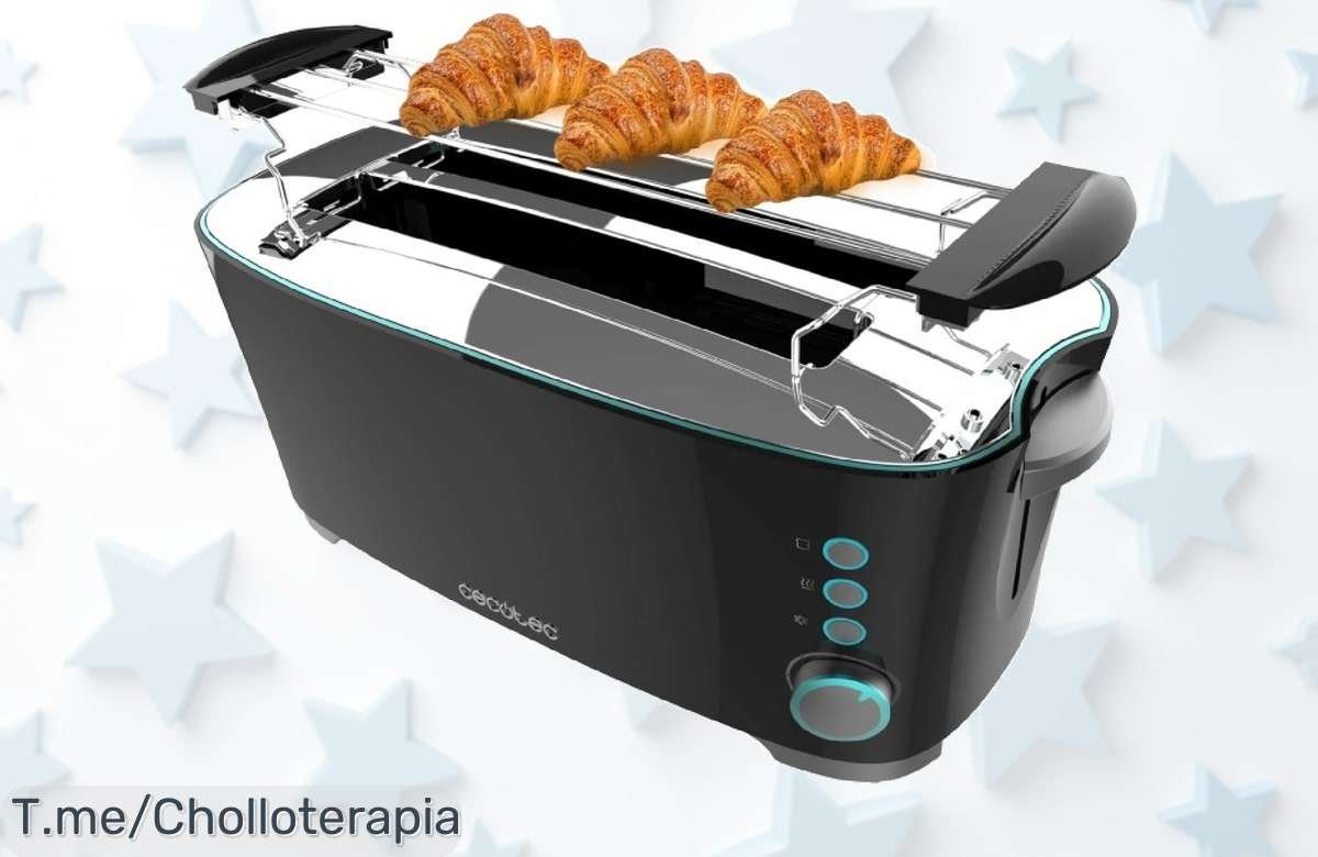 Descubre el tostador vertical Cecotec Toast&Taste Extra Double B y transforma tus desayunos con este ofertón increíble. ¡Hazlo tuyo ya antes de que se agote!
