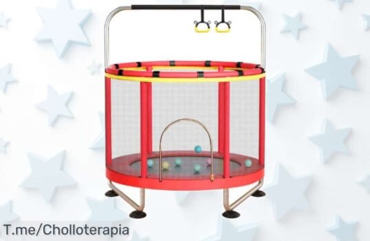 Descubre el trampolín ALLINLIFE a un precio loco, con espuma anticolisión para saltar de alegría en casa ¡No te pierdas este super chollo y actúa ya antes que se agote!