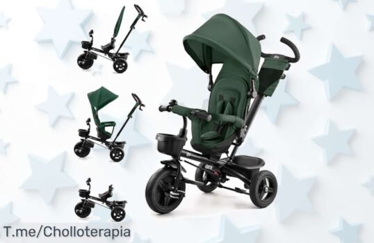 Descubre el triciclo Kinderkraft AVEO, ¡el super chollo que hará feliz a tu bebé! Crece con él y ofrece diversión segura No esperes más, atrapa la aventura ahora mismo