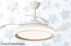 Descubre el ventilador de techo LED Hola LED a un precio loco, con 6 velocidades y motor ultrasilencioso Aprovecha esta oferta limitada o te quedarás sin él