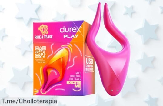 Descubre el vibrador Durex RIDE & TEASE con 7 modos de placer alucinantes y resistencia al agua a un precio loco ¡Hazte con esta oferta única antes que desaparezca!