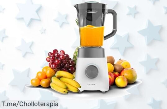 Descubre la Batidora Cecotec Power Black Titanium a un precio loco: 1300 W de potencia y cuchilla de titanio para recetas perfectas ¡Aprovecha este ofertón antes que se agote!