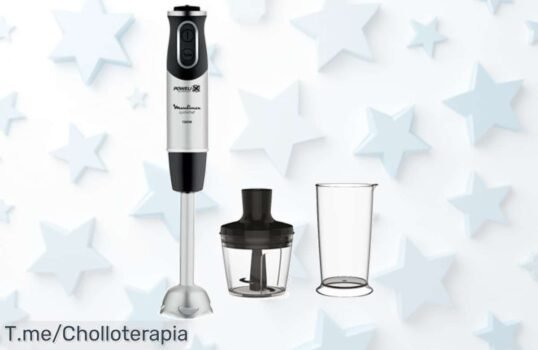 Descubre la Batidora Moulinex QuickChef a un precio loco, con potencia increíble y 10 velocidades ¡Cocinar será tan fácil como jugar! Aprovecha esta oferta limitada ya
