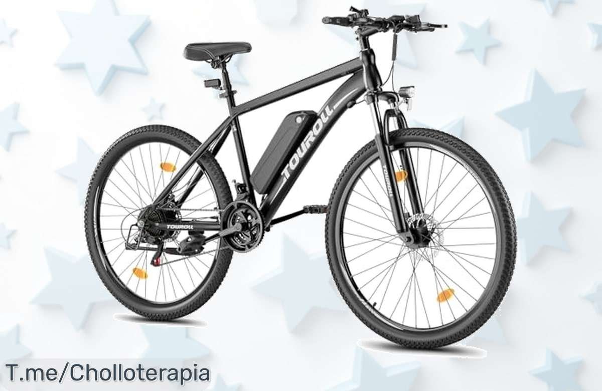 Descubre la Bicicleta Eléctrica Touroll U1, ¡un super chollo con motor potente y 65 km de autonomía! No te quedes sin ella, compra ahora y transforma tus paseos forever.