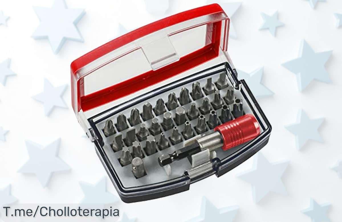 Descubre la Caja de Puntas KWB de 32 piezas a un precio loco, calidad profesional que hará brillar tus proyectos. ¡Aprovecha este ofertón antes que se acabe!