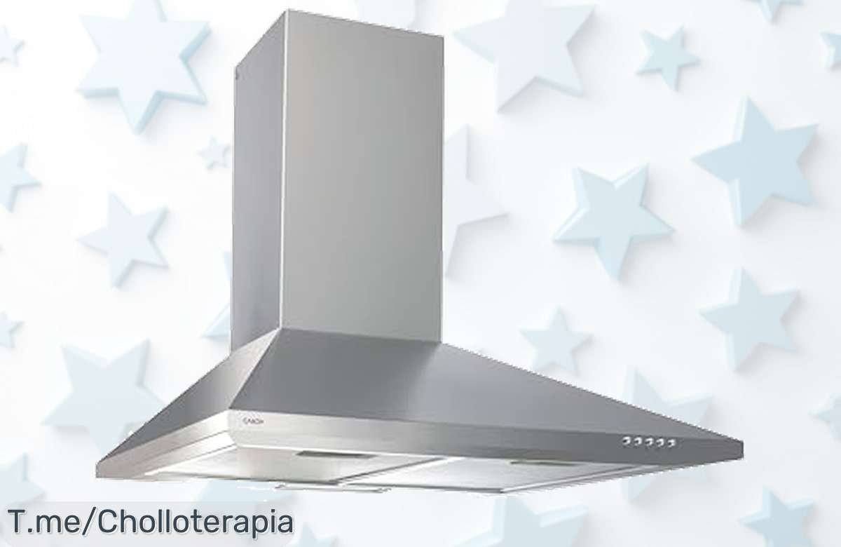 Descubre la Campana Candy de 60CM con potente extracción y silenciosa eficacia, ¡rebajada a un precio loco! Acelera tu compra antes que se agote este super chollo.