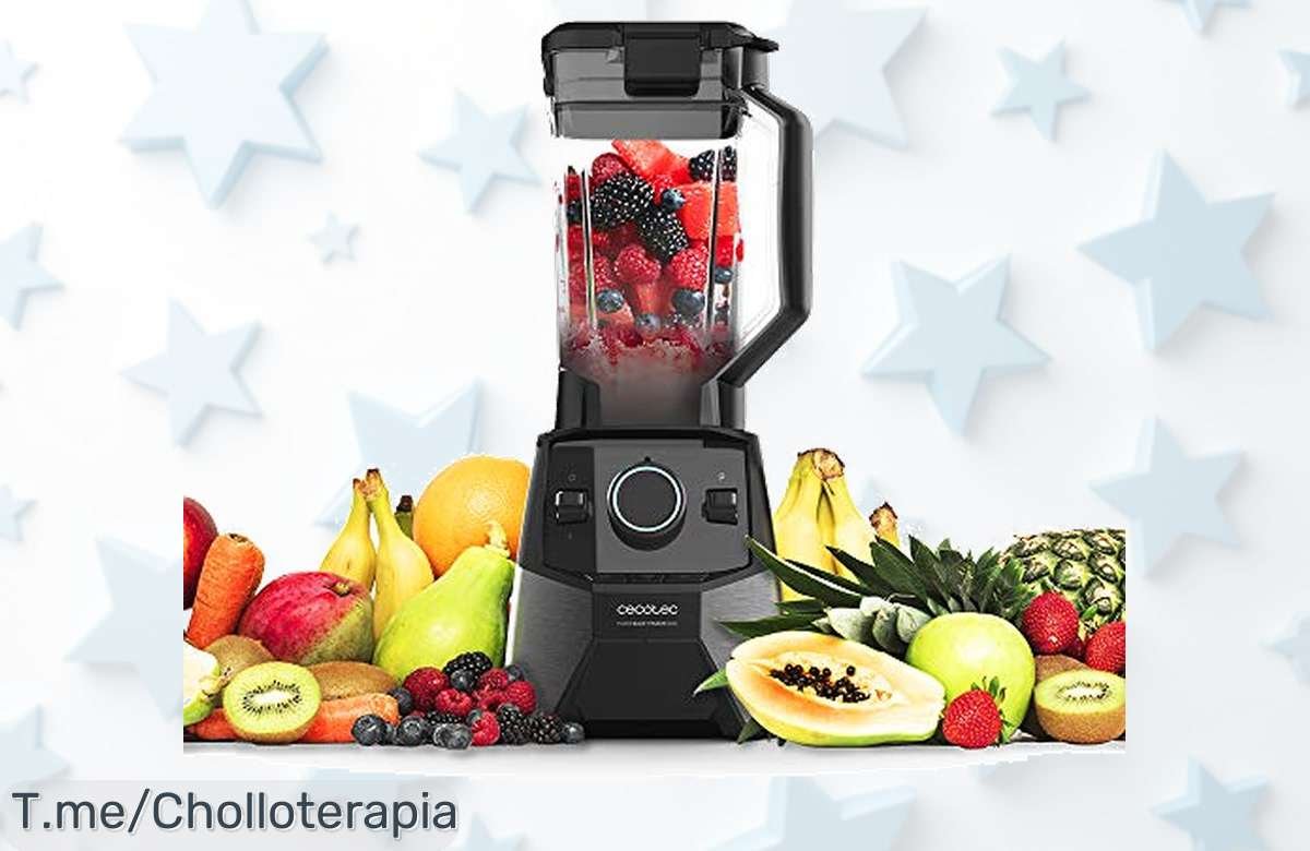 Descubre la Cecotec Batidora Power Black Titanium: Potencia Brutal de 2600W y Sabor Inigualable ¡Chollazo Irresistible! Aprovecha este ofertón antes de que se agote.