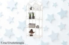 Descubre la Estantería Anika, el super chollo que se pliega y transforma cualquier rincón de tu hogar ¡No pierdas esta oferta limitada, tus espacios encantadores te esperan!