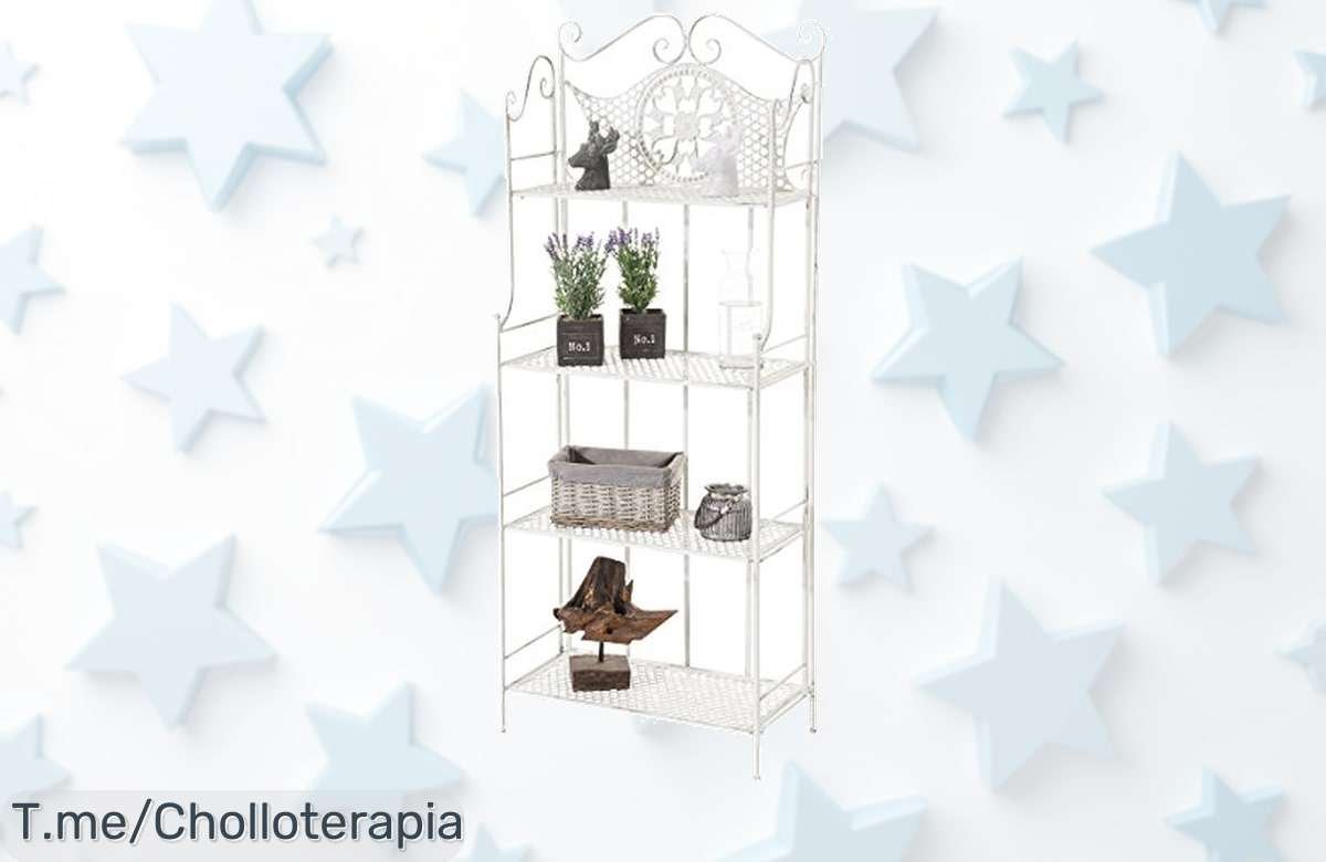 Descubre la Estantería Anika, el super chollo que se pliega y transforma cualquier rincón de tu hogar. ¡No pierdas esta oferta limitada, tus espacios encantadores te esperan!