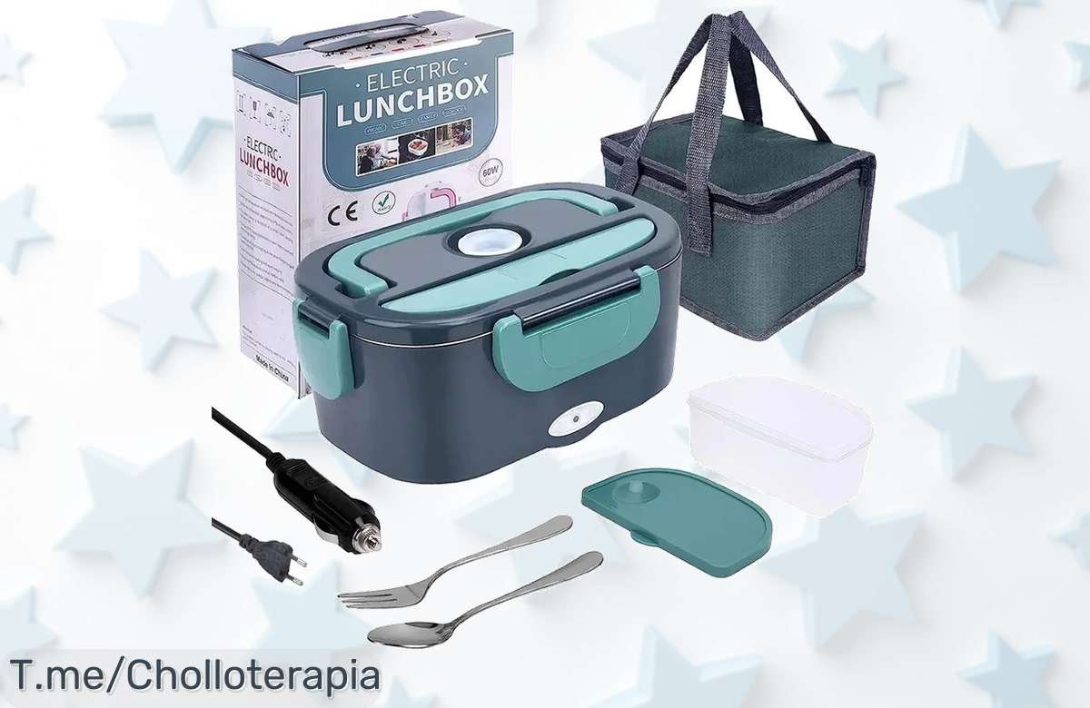 Descubre la Fiambrera Eléctrica que Calienta Tus Comidas al Instante, ¡Ofertón Único y Precio Loco! Aprovéchala Ya Antes de Que Se Agote.
