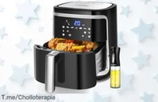 Descubre la Freidora de Aire AIGOSTAR a un precio loco, cocina sin aceite y deléitate con platillos deliciosos ¡Haz tu pedido YA antes de que se agote!