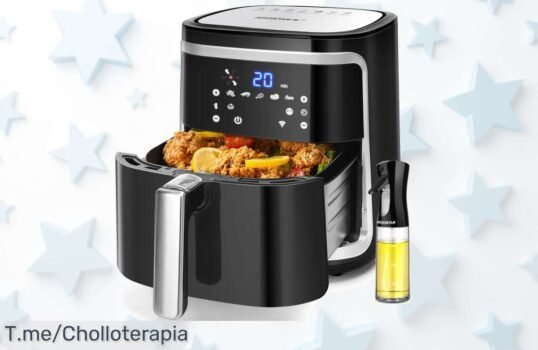 Descubre la Freidora de Aire AIGOSTAR a un precio loco, cocina sin aceite y deléitate con platillos deliciosos ¡Haz tu pedido YA antes de que se agote!