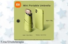Descubre la Mini Sombrilla Xiaomi: Protección UV ultraligera y plegable, ¡a un precio loco! No pierdas esta oferta insuperable, consigue la tuya antes de que se agote