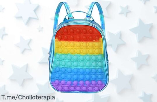 Descubre la Mochila Pop Push It, el super chollo que alivia estrés y lleva lo esencial ¡Aprovecha este ofertón único antes de que se agote! Compra ya
