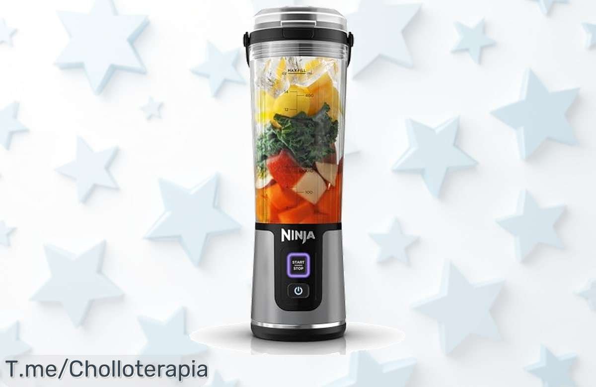 Descubre la Ninja Blast: tu licuadora inalámbrica perfecta para smoothies en segundos, ¡con un rendimiento potente y una oferta limitada que no puedes dejar pasar!