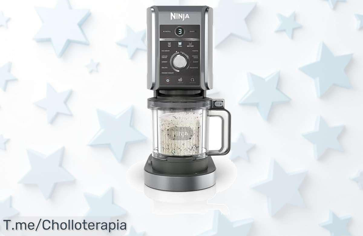 Descubre la Ninja CREAMi Deluxe y sorprende a todos con helados únicos, ¡aprovecha este ofertón increíble antes de que se agote! ¡Haz tu compra ya y brilla en la cocina!