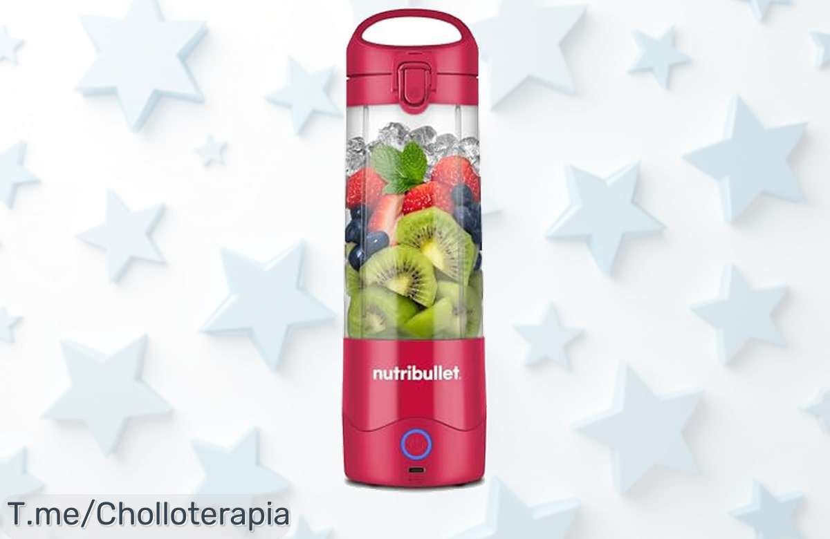 Descubre la Nutribullet Tritan: batidos perfectos en segundos, limpieza fácil y carga rápida USBC. Aprovecha este super chollo antes de que se acabe ¡Compra ya!