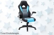 Descubre la Silla Racing SONGMICS OBG28BU: ¡Ajustable, fácil de montar y con ruedas resistentes! Aprovecha este ofertón limitado y mejora tu experiencia de juego ahora