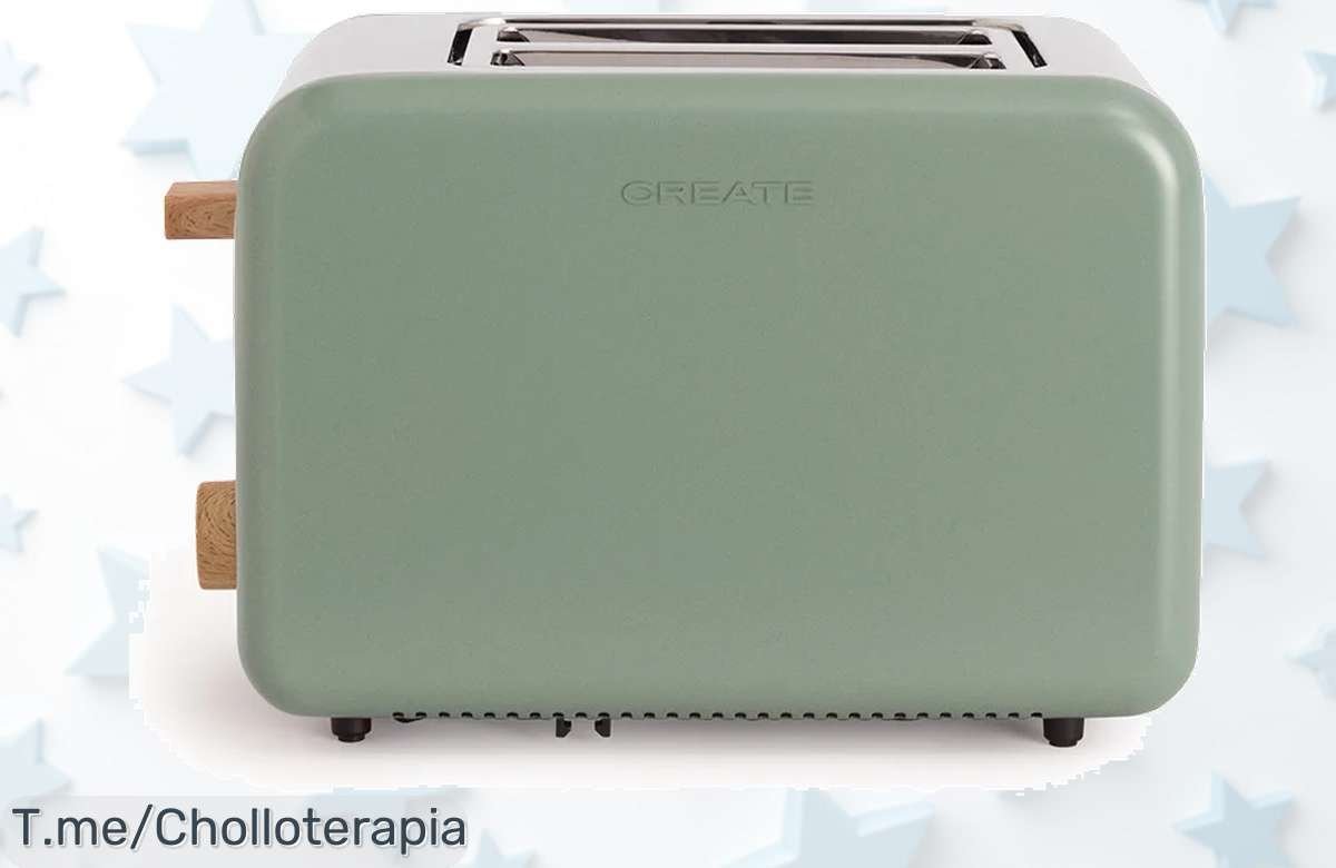 Descubre la Tostadora Retro S, un super chollo que hace rebanadas perfectas con 850W de potencia. ¡Aprovecha este ofertón y llévatela antes de que se agoten!