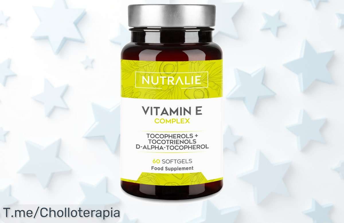 Descubre la Vitamina E Pura Premium: Un superchollo de 60 perlas antioxidantes para brillar en salud. ¡Compra ahora antes de que se acaben y transforma tu bienestar!