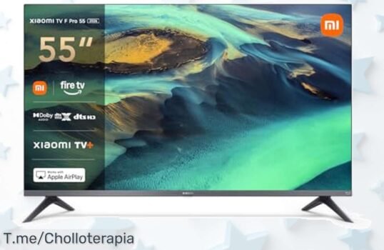 Descubre la Xiaomi TV F Pro 55: calidad de cine en casa con pantalla QLED 4K a un precio loco ¡Siente cada imagen y actúa ya! Unidades limitadas que no querrás perderte