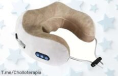 Descubre la almohada de masaje cervical con calor, un super chollo que tu cuello merece Relájate como nunca antes y aprovecha esta oferta única ¡Haz clic ahora!