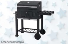 Descubre la barbacoa de tus sueños con limpieza fácil y sabor ahumado, ¡super chollo para hacer asados inolvidables! Compra ahora antes que se acaben estas ofertas únicas